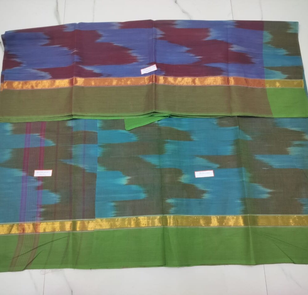 Pocampally ikat Saree 15