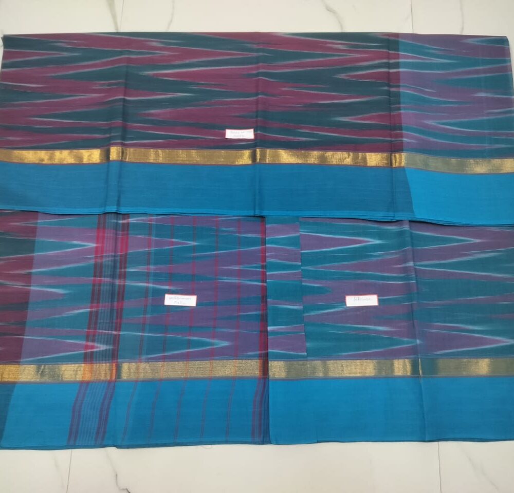 Pocampally ikat Saree 9